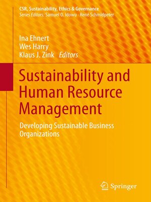 cover image of Sustainability and Human Resource Management